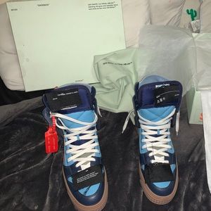 Off White 3.0 High Tops (Blue)